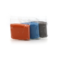 Paquet de 3 pièces 100g de produits de nettoyage de voiture, barre d'argile magique, étiquette personnalisée, argile de détail automobile