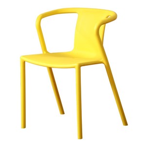 Échantillon gratuit sans bras couleur bistrot empilable nouveau Design prix de mariage café italien faire patron chaise en plastique - Product Image 1