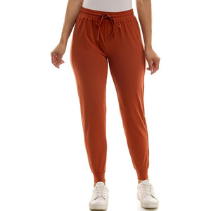 Joggers d'hiver pour femmes, style streetwear, plissés devant, en polaire écologique respirante, taille mi-haute, vente en gros, conception personnalisée OEM - Product Image 1
