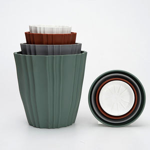 Foyooplanter, <span class=keywords><strong>maceta</strong></span> de plástico reciclada para bonsái de plantas grandes vacías con bandeja de agujeros de drenaje - Product Image 4