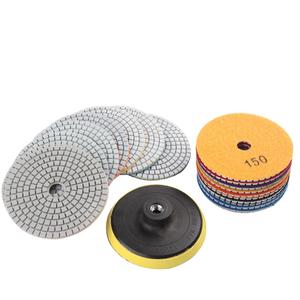 Tampon de ponçage Offre Spéciale éponge en pierre Flexible 4 tampons en marbre 4 pouces granit Paddiamond tampons de polissage diamantés humides - Product Image 1