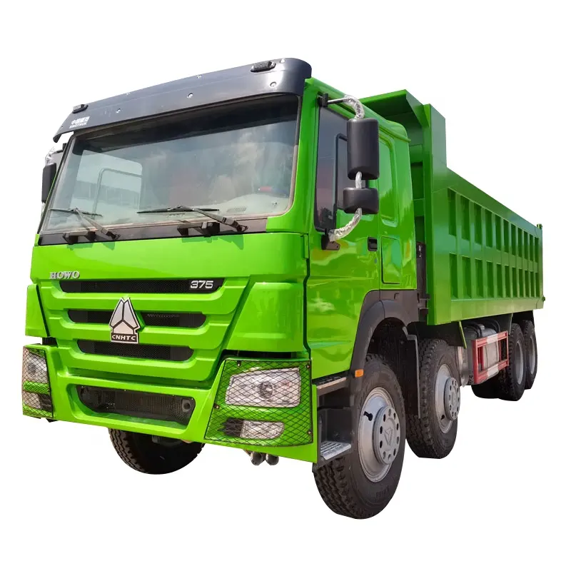 HOWO Sinotruck dump truck 8*4 50ton 12 Wheels heavy duty second hand tipper truck