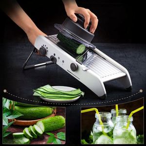 Food Chopper Wholesale Wireless Portable Fruit Multifunctional Vegetable Grapefruit Manual Lemon Slicer Stainless Steel - Product Image 1