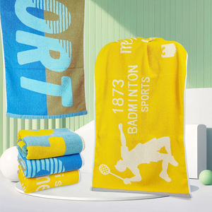 Bán Buôn Tùy Chỉnh <span class=keywords><strong>Jacquard</strong></span> In Terry Cotton Mồ Hôi Hấp Thụ Tennis Tay Tắm Rally Phòng Tập Thể Dục Thể Thao Khăn Biểu Tượng Tùy Chỉnh - Product Image 3