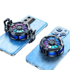 SMONAMA X10 สีแดง RGB จอแสดงผลดิจิตอล พัดลมระบาย<span class=keywords><strong>ความ</strong></span>ร้อนแบบเซมิคอนดักเตอร์ ที่ยึดโทรศัพท์มือถือแบบแม่เหล็ก ช่องเสียบ Type-C รองรับขนาด 4.7-7.5 นิ้ว - Product Image 6