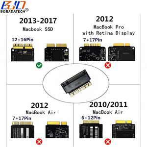 12 + 16Pin M.2 NGFF คีย์-M PCI-E M2 4X การ์ดอะแดปเตอร์ SSD NVMe สำหรับ2013 2014 2015 2016 2017 macair A1465 A1466 Pro A1398 A1502 - Product Image 6