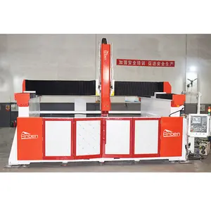 Cortador de espuma cnc de 5 eixos, tamanho grande 2000*4000mm atc cnc roteador 4 eixos cnc com rotativo