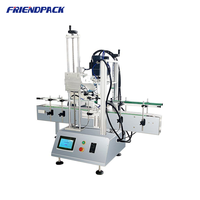Friendpack Grote Fles Zuigerpomp Crèmevulmachine Automatische Pasta Vul-, Dop- en Etiketteermachine voor Garnalenpasta