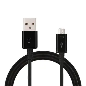 Kabel pengisi daya mikro, teknologi ponsel Ke tidak pintar Tv kabel kontak FMC V8 kabel Usb PVC stok putih 100 1A