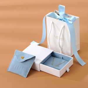 Custom Logo Eco Friendly Microfiber Jewelry Pouch Soft Gift Packaging Bag for Ring Necklace Earrings Bracelet Storage - Product Image 3