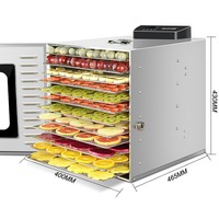 Industriële Commerciële Voedsel Dehydrator/Groente Fruit Drogen Machine Leverancier