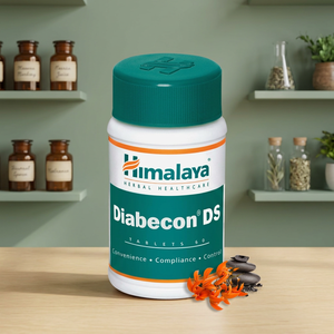 Himalaya Diabecon DS Herbal Wellness <b>Tablets</b> Natural Ayurvedic Supplement in Bottle <b>Container</b> Exported From India Dibeties - Product Image 3