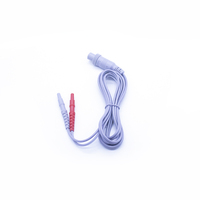 Kabel Elektroda Fisioterapi Medis 2 Pin Satu Ke Dua Soket Terbalik Plasma Peralatan Terapi Kabel Harness Produsen OEM