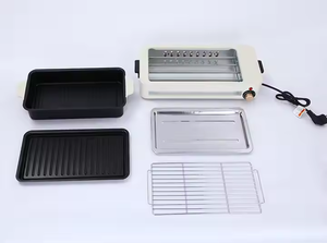 Parrilla <span class=keywords><strong>de</strong></span> barbacoa eléctrica casera portátil en parrilla eléctrica antiadherente para <span class=keywords><strong>carne</strong></span> para exteriores e interiores OEM - Product Image 6