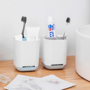 Scatola di plastica per bagno porta porta spazzolino da denti stile moderno porta bagno porta dentifricio drenaggio per il bagno - Product Image 1