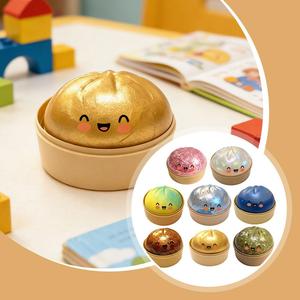 Juguete Antiestrés Gigante Realista de Dumpling, Bola de Goma Suave con Forma de Bola de Masa para Descomprimir, 14+ Años, Regalo Creativo y Divertido - Product Image 5