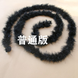 <span class=keywords><strong>Boa</strong></span> en plumes de marabout de dinde pour fête, <span class=keywords><strong>boa</strong></span> en plumes d'argent, pas cher, bricolage - Product Image 4