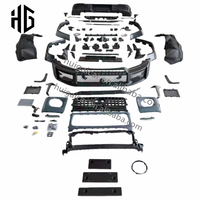 Matériaux PP Grille de pare-chocs avant Kit de carrosserie d'assemblage de lèvre de pare-chocs arrière pour Mercedes Benz Classe G W465 G800 W464 G63 Kit de carrosserie en PP