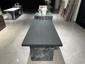 Un espace d'interaction sûr pour les enfants Meubles de salle à manger assemblés Île moderne en pierre frittée pour la maison et l'hôtel - Product Image 2