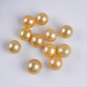 Venta Directa de Fábrica, Cuentas Edison de 13-16 mm, Perlas Doradas Sueltas para Hacer Joyas, Accesorios para Collares y Pendientes - Product Image 4
