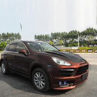 Capot en fibre de carbone noir brillant Haman 3K pour Porsche Cayenne 958 2010-2014, kit carrosserie, pièces de carrosserie automobile, accessoires de style