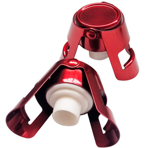 Wholesale Hot Sale Stainless Steel Wine <b>Stopper</b> Black for Champagne Bar Accessories with Leak-Proof Design - Product Image 6