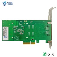 Tarjeta de Red de Doble Puerto 1G PCI Express X4 con Bypass, Equipo de Fibra Óptica para Servidor de IA
