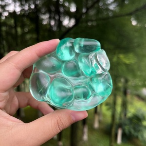Japanese Handmade Green <b>Crystal</b> <b>Ball</b> Squishy Maltose Slow Rebound TPR Soft Vent Toy Stress Relief Squeeze Toy for Kids - Product Image 6