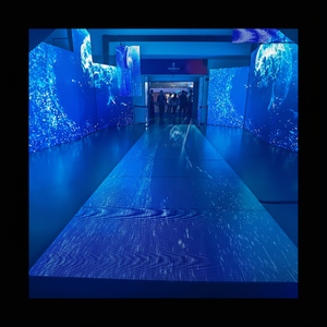 ฟลอร์เต้นรำ LED แบบโต้ตอบได้กระเบื้องเกรดสูงอลูมิเนียมหล่อขึ้นรูปในร่ม/กลางแจ้งรับประกัน2ปีร้านค้าปลีก - Product Image 1