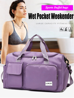 Grand sac de voyage imperméable personnalisé pour femme, sac de maternité léger, sac de sport de plein air, plongée, yoga, fitness, sac de rangement pour la gym