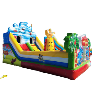 Popolare Castello Gonfiabile Modello CB-13 del Marchio Yuejia, <span class=keywords><strong>Area</strong></span> di Arrampicata per Bambini in PVC, Facile da Installare, Dimensioni 8x10 - Product Image 1