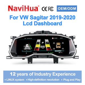 Navihua <b>for</b> VW Volkswagen Sagitar 2019-2020 New Upgrade LCD Instrument Linux System Carplay Auto <b>Speedometer</b> <b>Car</b> <b>Digital</b> Cluster - Product Image 1