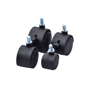 Rueda Universal de Plástico y Nylon para Muebles de Oficina Disway de 2 Pulgadas con Rosca M10 - Product Image 4