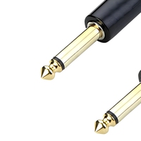 Câble audio 6,35 mm pour microphone et instrument, câble de connexion de signal de guitare double cœur pour accordage