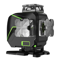 Niveau laser rotatif numérique portable Huepar S04CG 4D 16 lignes vertes multifonctionnel avec écran LCD et outil Bluetooth