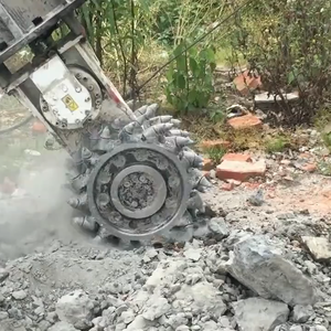 掘削機用ミニアタッチメント掘削解体部品フライスカッター油圧回転式ドラムカッター - Product Image 5