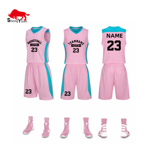 Tùy Chỉnh Của Riêng Bạn Đội Bóng Rổ Đồng Phục Reversible Bóng Rổ Jersey Set - Product Image 5