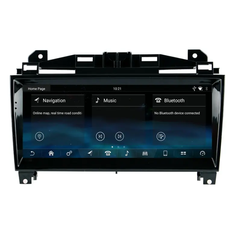 10.25 "QLED écran OEM Style double système conception pour Jaguar F TYPE F-TYPE 2012-2020 voiture multimédia stéréo GPS stéréo CarPlay Pla