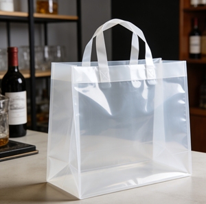 Sac de plage en PVC transparent imperméable de couleur néon personnalisé avec logo en plastique - Product Image 1