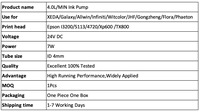 Pompa Diafragma Mikro 4.0L 7W 24V DC Motor Sikat Karbon Pompa Tinta Udara untuk Printer DTF Solvent