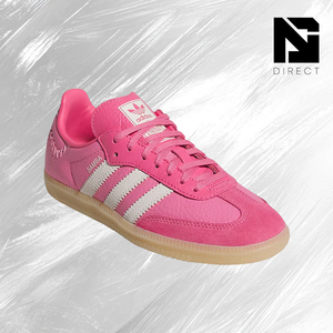 รองเท้าผ้าใบ Adidas J 'Bliss Pink Gum' สีชมพู หนังแท้ ทรงกลม ระบายอากาศได้ดี พื้นยาง เหมาะสำหรับใส่เดินในฤดูใบไม้ผลิ - Product Image 2