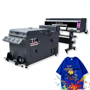 High Quality CMYKW I3200 Direct to PET Film XP600 DTF 4 Head Inkjet Printing Pet Film Printer Machine