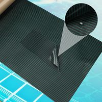 Kit de réparation de couverture de piscine auto-adhésif pour couvertures de piscine enterrées