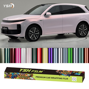 YSH usine 1.52*18 mètres paillettes <span class=keywords><strong>voiture</strong></span> vinyle Wrap Film brillant PVC livraison rapide bulle d'air sans 3-5 changement de couleur <span class=keywords><strong>Protection</strong></span> - Product Image 1