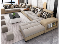 CBMmart Modern Günstige Sofas L-Form Weiß Luxus Leder Ecke Schnitts ofa Set Möbel Wohnzimmer
