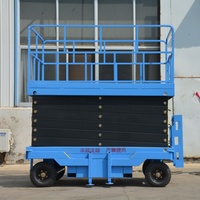 Mobile Hydraulische Scherenhebebühne für den Außeneinsatz mit Elektrischem Hubantrieb, Vier Stabilisierungsbeinen und Kippschutz für Höhenarbeiten