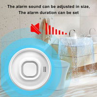 Détecteur de fuite d'eau intelligent sans fil, contrôle via l'application SmartLife, compatible Android, sécurité domestique et hôtelière, matériau PC, faible consommation d'énergie, utilisation universelle, eau