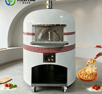 Oven Pizza 260c Oven Pizza Putar Oven Pizza dengan Pembakar Oven Pizza Komersial Oven Pizza Listrik