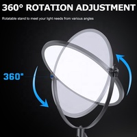 ZSYB PB-500Bi 80w Panneau lumineux LED professionnel en forme de miroir, éclairage photographique, éclairage vidéo LED pour la photographie