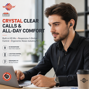 หูฟังแบบมีสาย WISDOMUP EJ-57 TYPE-C พร้อมไมโครโฟน กันน้ำระดับ IPX-5 สายยาว 1.2 เมตร สำหรับโทรศัพท์และเล่นเกม - Product Image 4